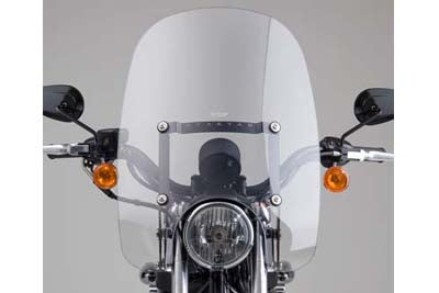 HARLEY Spartan Quick Release Windshield Clear Fits 1996-2010 XL,