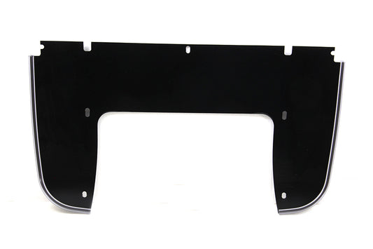 HARLEY Beaded Lower Windshield Black Fits 1960-1984 FL,