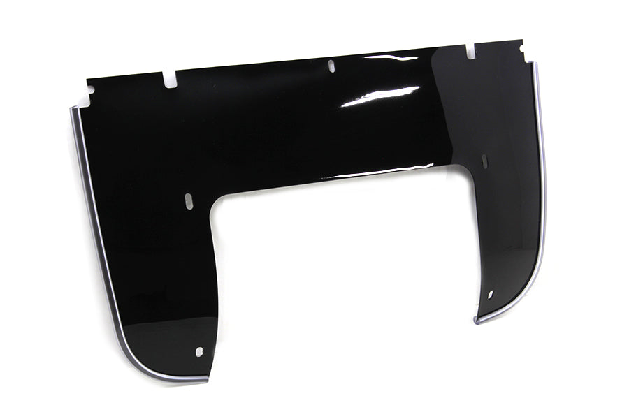 HARLEY Beaded Lower Windshield Black Fits 1960-1984 FL,