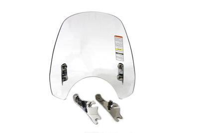 HARLEY Switchblade Detachable Clear Windshield Fits 1993-2005 FXD,   1993-2005 FXDL,   1993-2005 FXD
