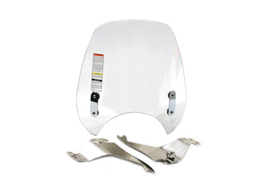 HARLEY Switchblade Detachable Clear Windshield Fits 1986-UP FLST,