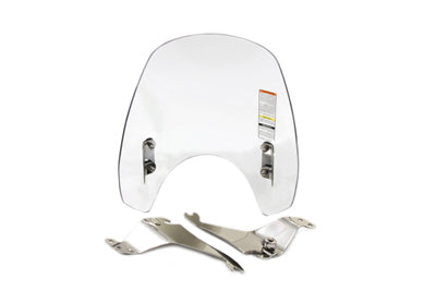 HARLEY Switchblade Detachable Clear Windshield Fits 1986-UP FLST,