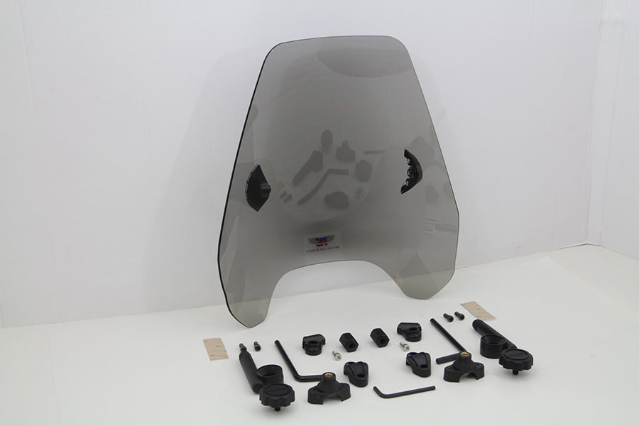 HARLEY Medium Tinted Deflector Windshield Fits 1982-1983 FXR,   1984-1994 FXR,   1993-2017 FXD,   19