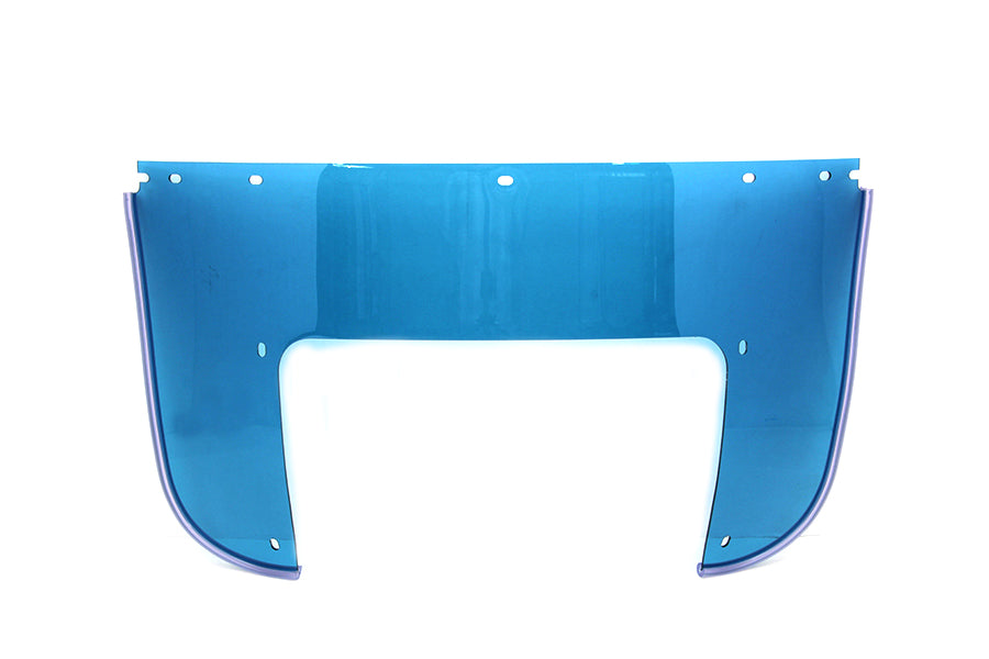 HARLEY Beaded Lower Windshield Blue Fits 1960-1984 FL,
