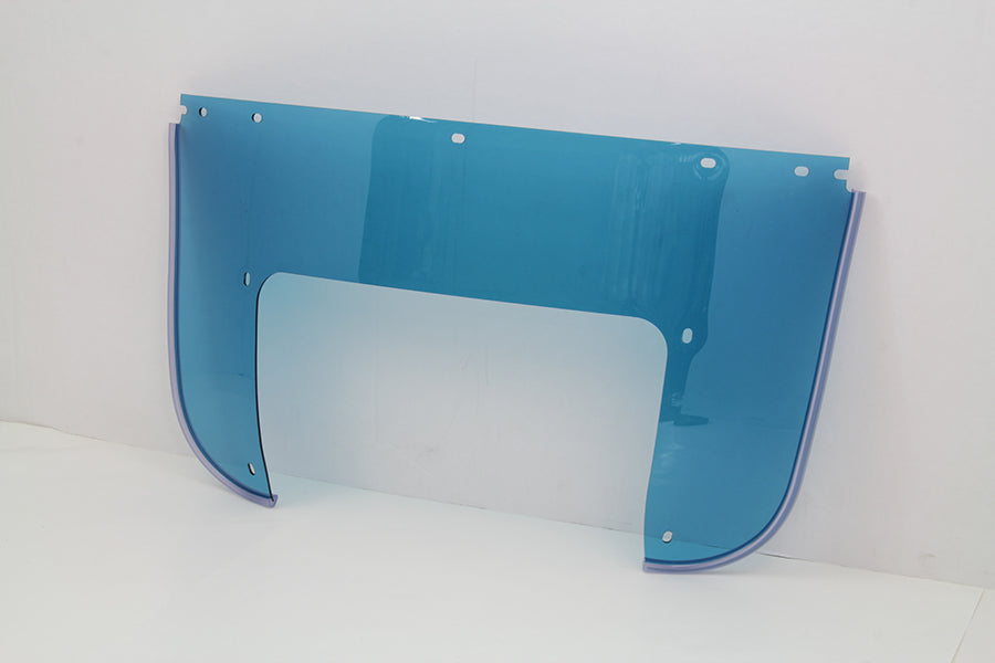 HARLEY Beaded Lower Windshield Blue Fits 1960-1984 FL,