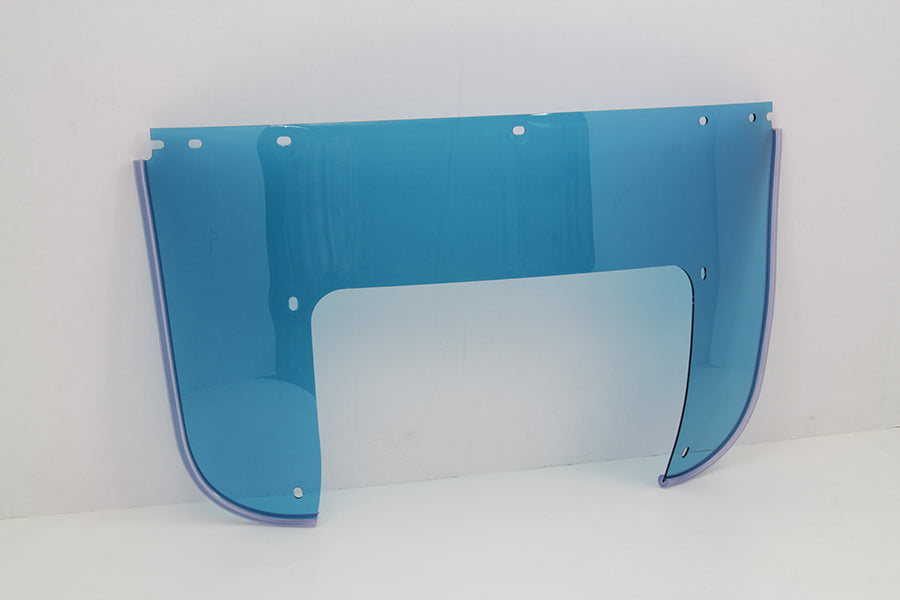 HARLEY Beaded Lower Windshield Blue Fits 1960-1984 FL,