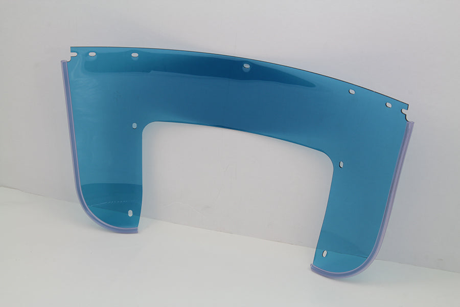 HARLEY Beaded Lower Windshield Blue Fits 1960-1984 FL,