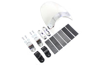 HARLEY Flyscreen Windshield with Light Grey Tint Fits 2006-2017 FXDWG,   2012-2014 FXD, FXDB, FXDC 2