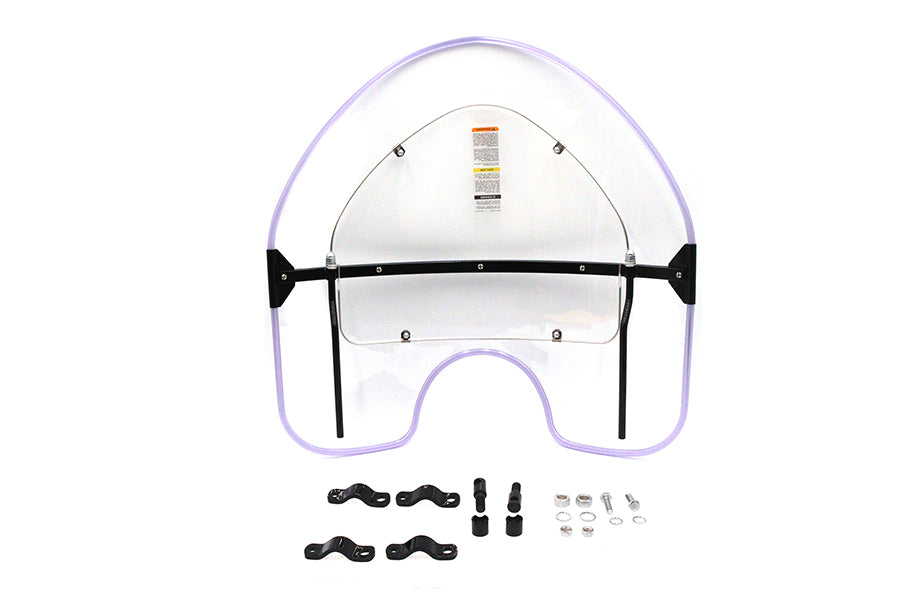 HARLEY National Cycle Spring Fork Windshield Clear Fits 1936-1948 UL,   1936-1957 G,   1936-1952 WL,