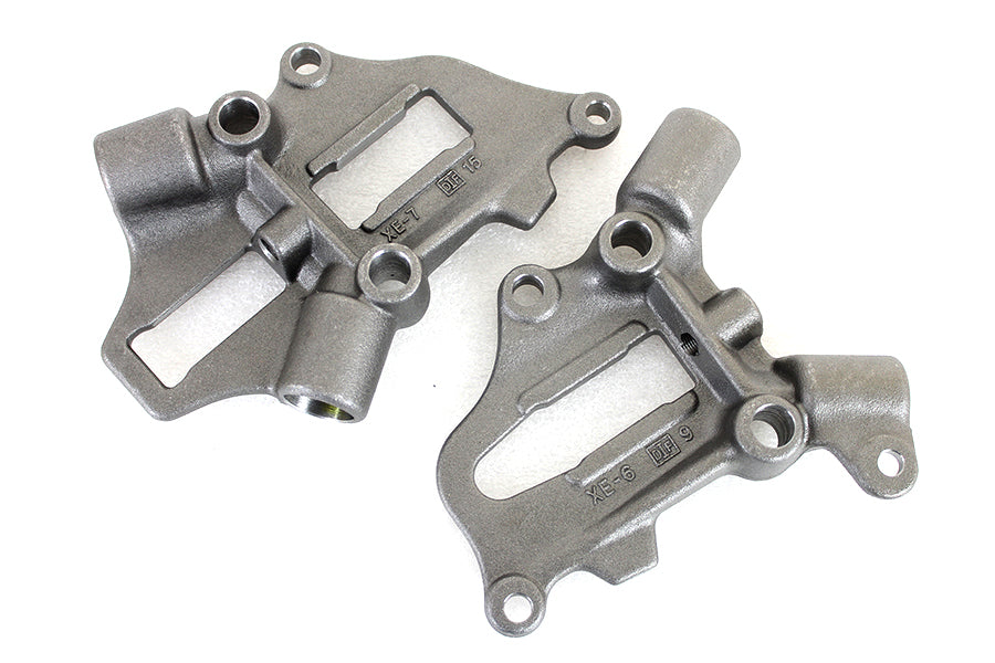 HARLEY Replica Rear Axle Plate Set Raw Fits 1936-1952 EL,   1941-1957 FL,