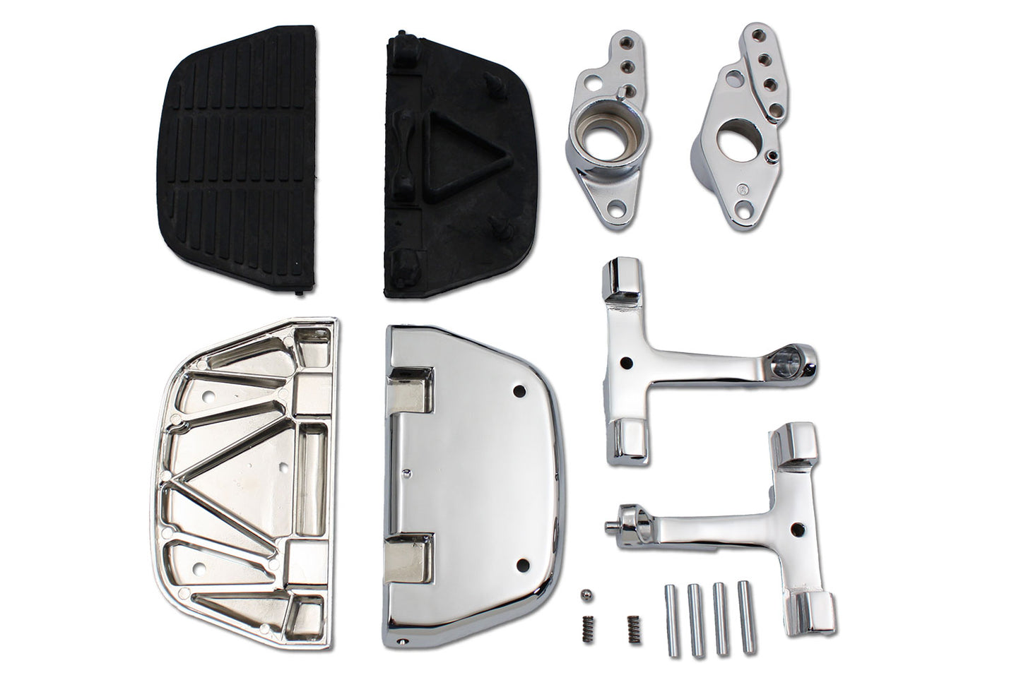 HARLEY Passenger Footboard Set with Swingarm Mount Kit Fits 1982-2006 FLT,