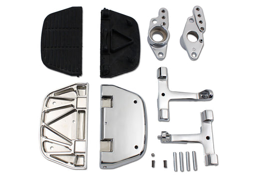 HARLEY Passenger Footboard Set with Swingarm Mount Kit Fits 1982-2006 FLT,