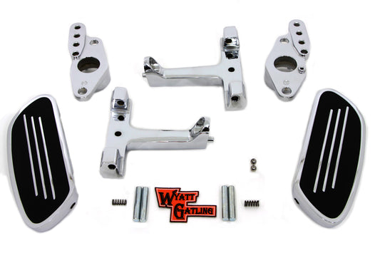 HARLEY Passenger Footboard Set with Swingarm Mount Kit Fits 1982-2006 FLT,   1982-2006 FLT,