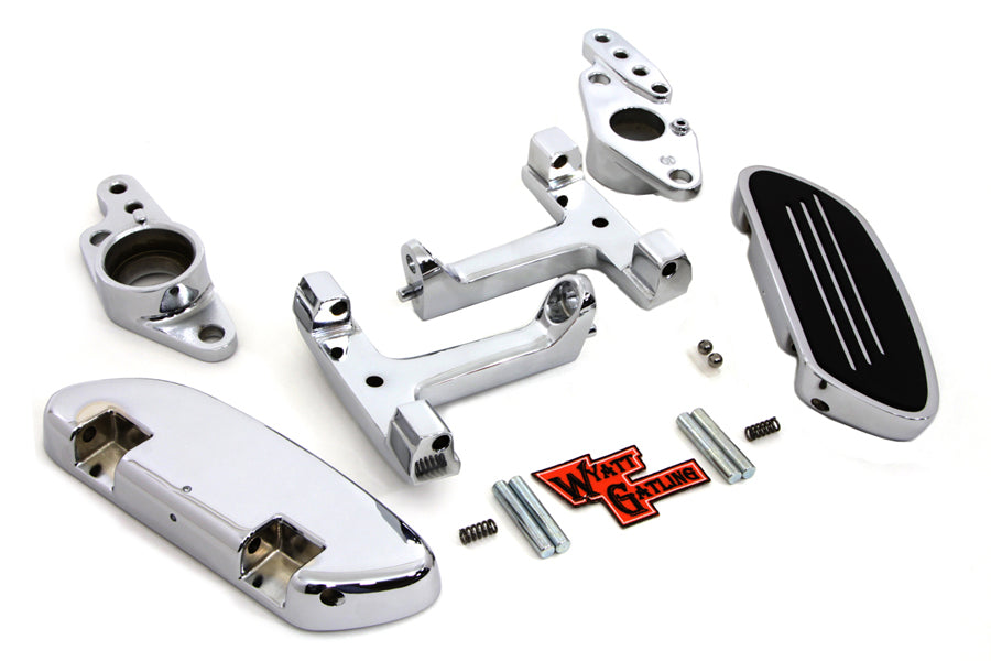 HARLEY Passenger Footboard Set with Swingarm Mount Kit Fits 1982-2006 FLT,   1982-2006 FLT,