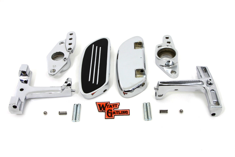HARLEY Passenger Footboard Set with Swingarm Mount Kit Fits 1982-2006 FLT,   1982-2006 FLT,