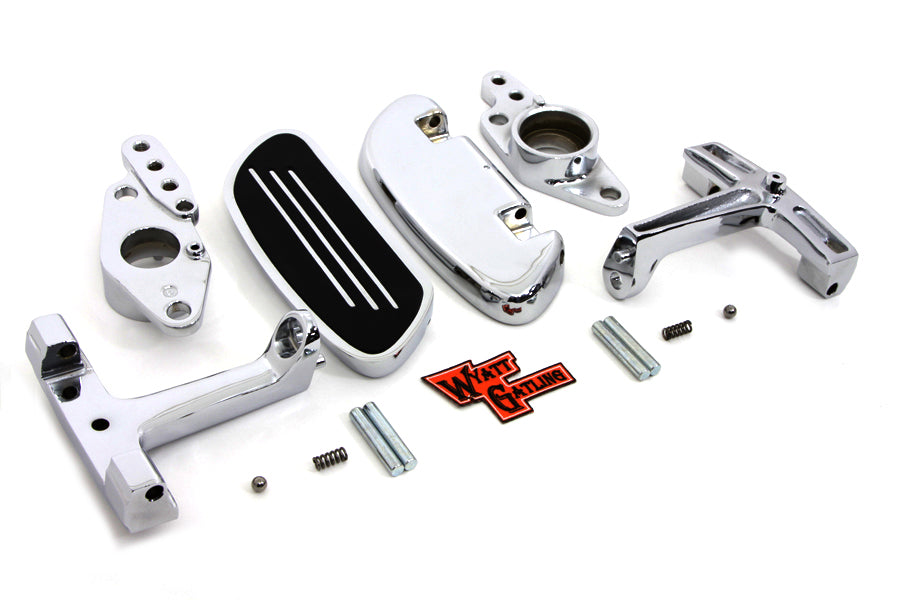 HARLEY Passenger Footboard Set with Swingarm Mount Kit Fits 1982-2006 FLT,   1982-2006 FLT,