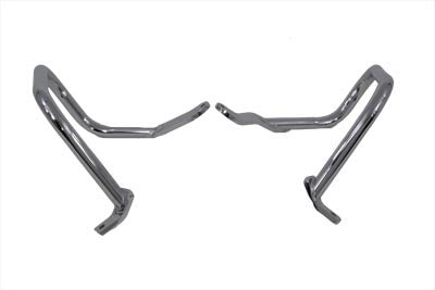 HARLEY Chrome Rear Frame Guard Set Fits 2000-2017 FLST,   2000-2005 FXST,