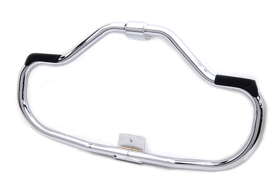 HARLEY Chrome Front Engine Bar with Footpeg Pads Fits 1984-2003 XL, Late 1984