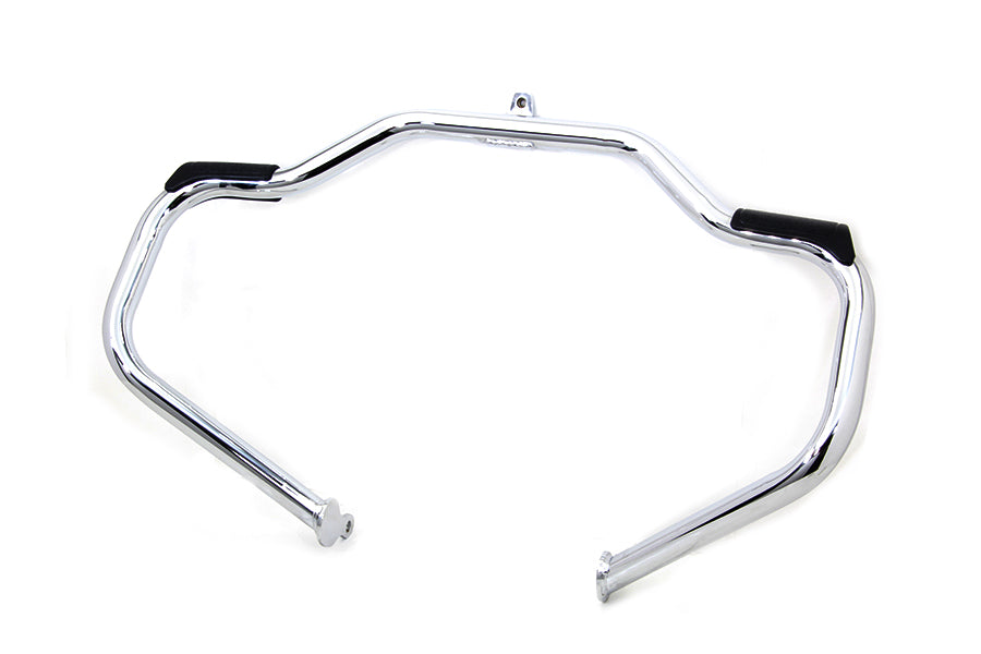 HARLEY Chrome Front Engine Bar with Footpeg Pads fits 2009-UP FLT,  2009-UP FLHXXX,