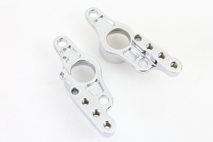 HARLEY Rear Frame Fork Bracket Set Chrome Fits 2007-2008 FLT,