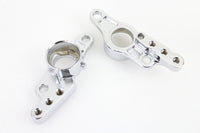 HARLEY Rear Frame Fork Bracket Set Chrome Fits 2007-2008 FLT,