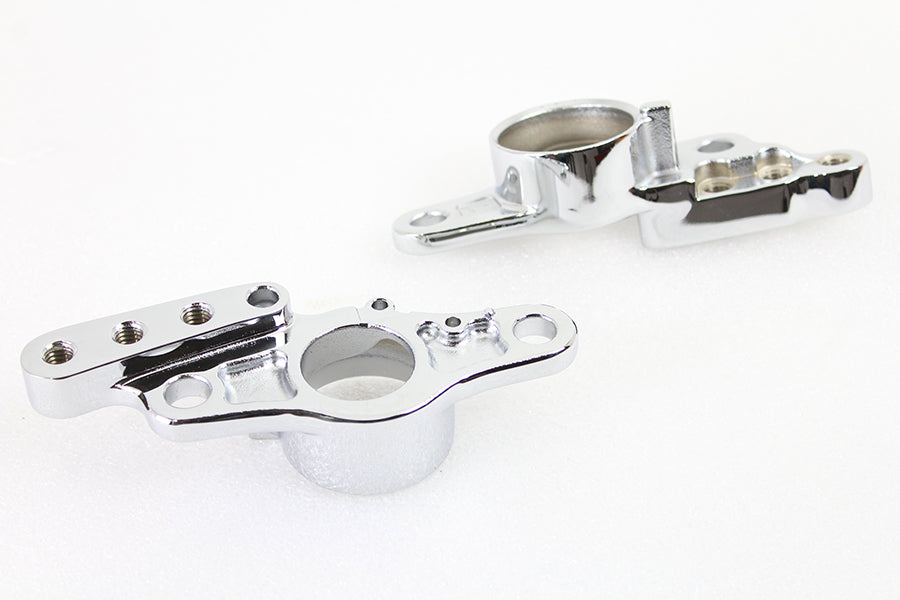 HARLEY Rear Frame Fork Bracket Set Chrome Fits 2007-2008 FLT,