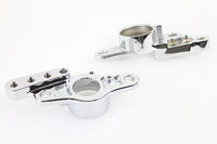 HARLEY Rear Frame Fork Bracket Set Chrome Fits 2007-2008 FLT,