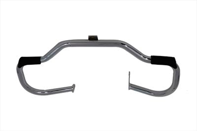 HARLEY Chrome Front Engine Bar with Footpeg Pads fits 1986-1999 FLST,