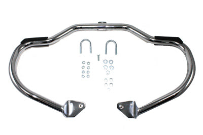 HARLEY Chrome Front Engine Bar with Footpeg Pads fits 2006-2017 FXD,  2006-2017 FXDWG,