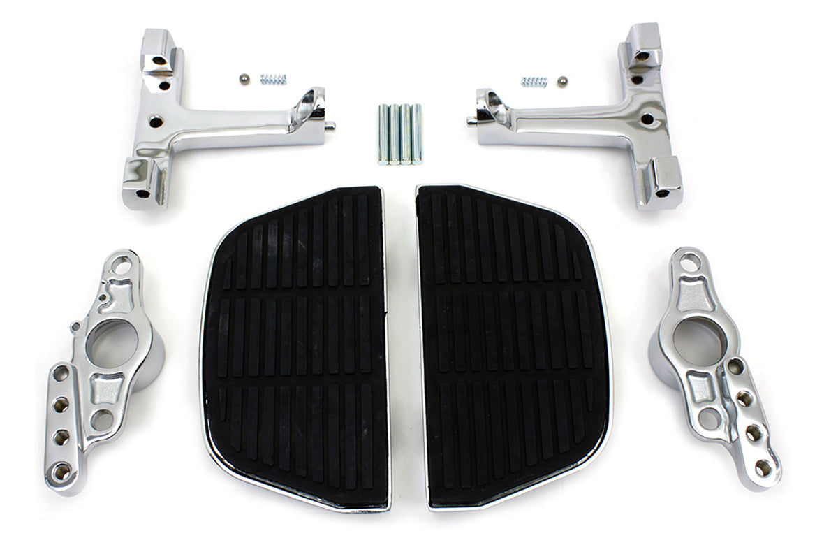 HARLEY Passenger Footboard Set with Swingarm Mount Kit Fits 2007-2008 FLT,