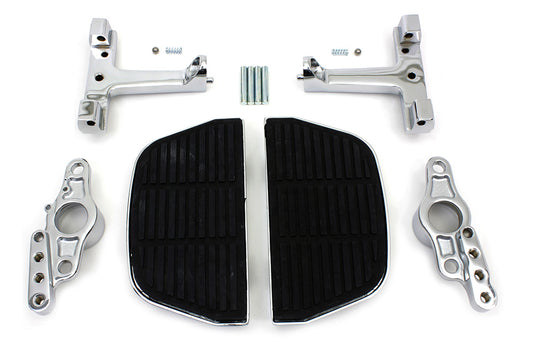 HARLEY Passenger Footboard Set with Swingarm Mount Kit Fits 2007-2008 FLT,