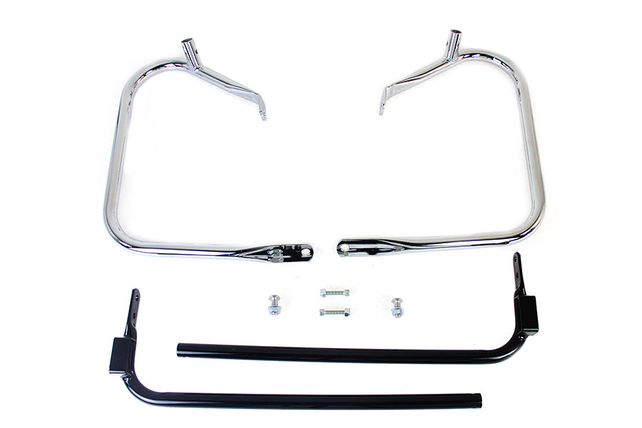 HARLEY Chrome Rear Engine Bar Set fits 1997-2008 FLHT,  1997-2008 FLTR,  1997-2008 FLHR,