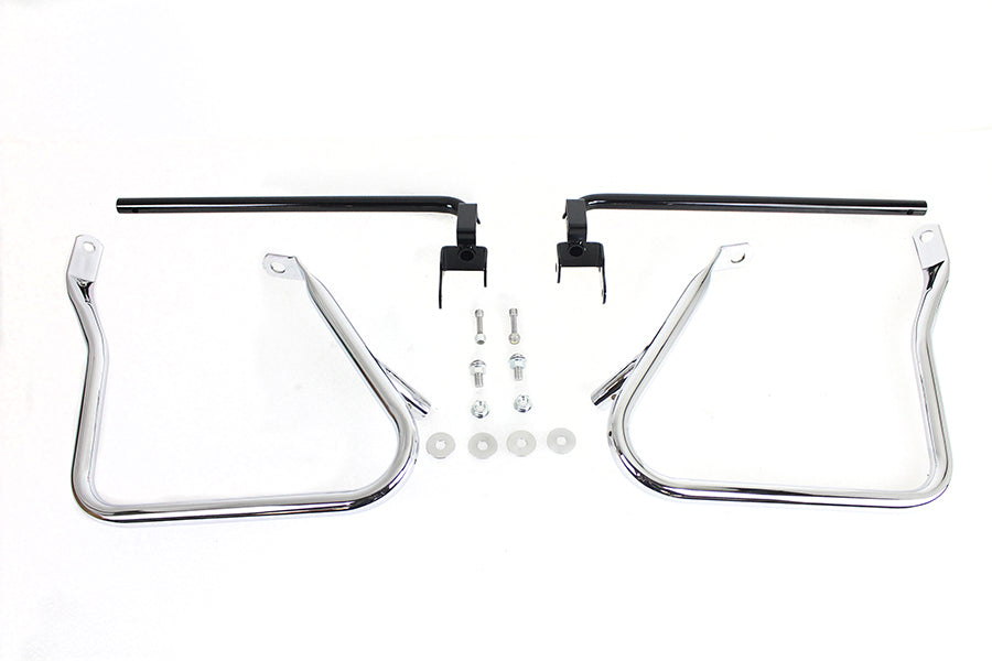 HARLEY Chrome Rear Engine Bar Set fits 2014-UP FLH,  2014-UP FLHX,  2014-UP FLHXS,  2014-UP FLTRX,  2014-UP FLTRXS,  2014-UP FLTRUSE,  2014-UP FLHRSE,  2014-UP FLHR,  2014-UP FLHRC,  2014-UP FLHTCU,