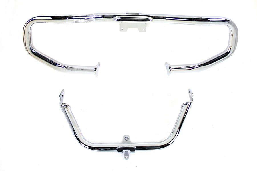 HARLEY Chrome Chopped Front Engine Guard Fits 2014-UP FLTR, except 2018-up FLTRXSE / models equipped