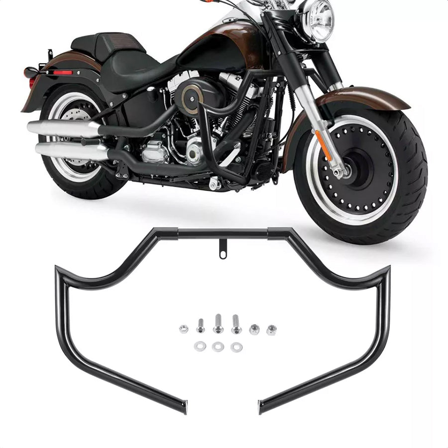 HARLEY M8 Engine Guard Black Fits 2018-UP FLST,   2018-UP FXST,