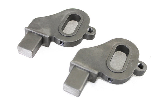 HARLEY Lowered Rear Axle Plate Set Raw Fits 1973-1984 FL,   1979-UP XL,   1973-1984 FX,