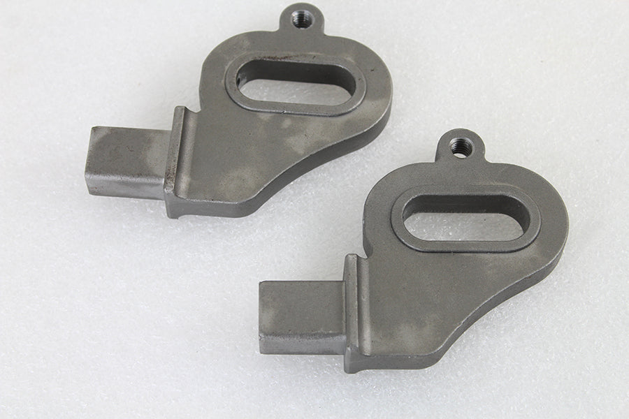 HARLEY Lowered Rear Axle Plate Set Raw Fits 1973-1984 FL,   1979-UP XL,   1973-1984 FX,