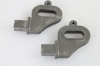 HARLEY Lowered Rear Axle Plate Set Raw Fits 1973-1984 FL,   1979-UP XL,   1973-1984 FX,