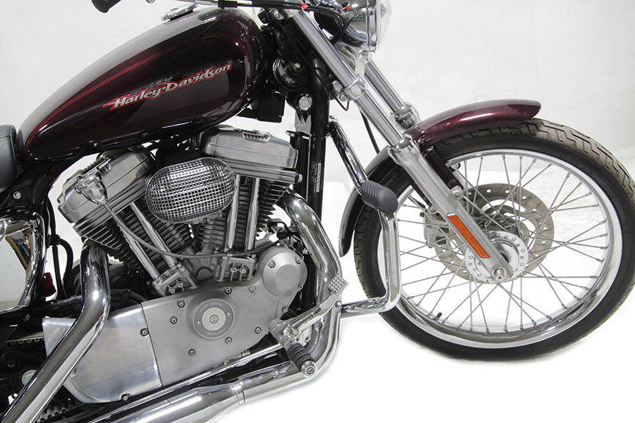 HARLEY Front Engine Guard Chrome Fits 2004-UP XL,   2008-2013 XR,
