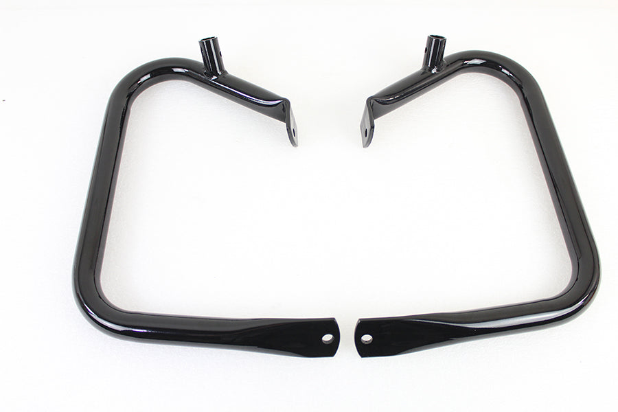 HARLEY Black Rear Buffalo Engine Bar Set Fits 1997-2013 FLHT,   1997-2013 FLHR,   1997-2003 FLTR,