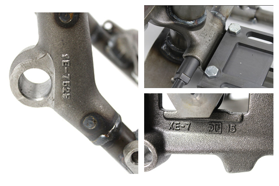 HARLEY Replica  inchHM inch Knucklehead 30° Rake Frame Fits 1946-1947 FL, from Late 1946 to Early 19