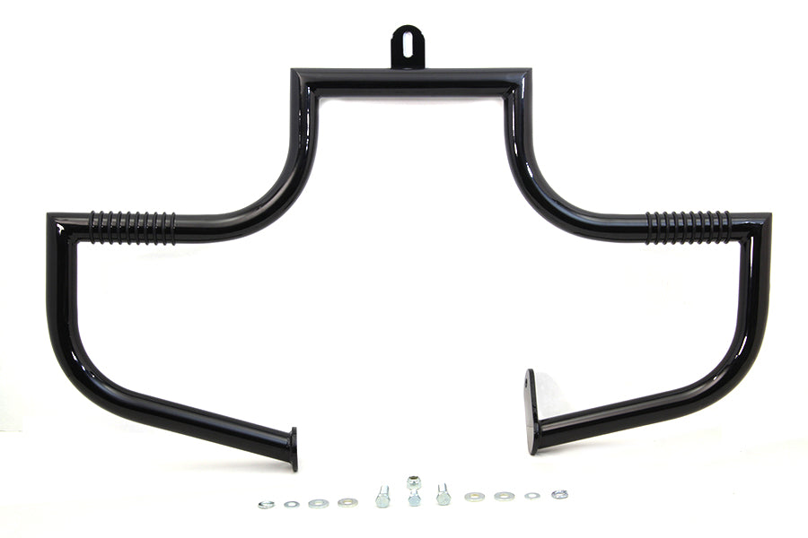 HARLEY Black Front Engine Bar fits 1986-1999 FLSTC,  1986-1999 FLSTN,  1986-1999 FLSTF,