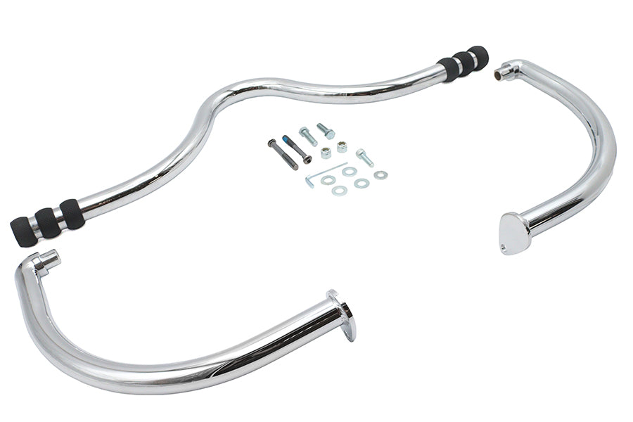 HARLEY Nerf Front Engine Bar Chrome Fits 1999-2016 FLHX,   1999-2016 FLHT,   1999-2016 FLHR,