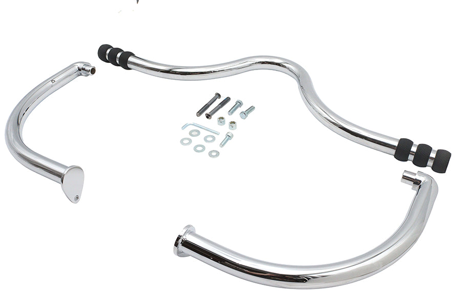 HARLEY Nerf Front Engine Bar Chrome Fits 1999-2016 FLHX,   1999-2016 FLHT,   1999-2016 FLHR,