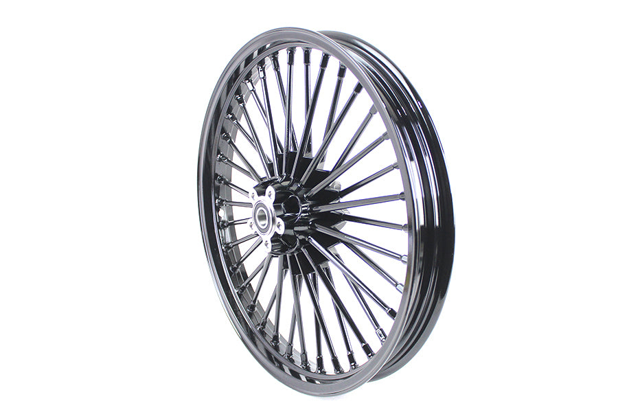 HARLEY 21 inch x 2.15 inch Front Spoke Wheel Black fits 2008-UP FXST,  2008-UP FXST,