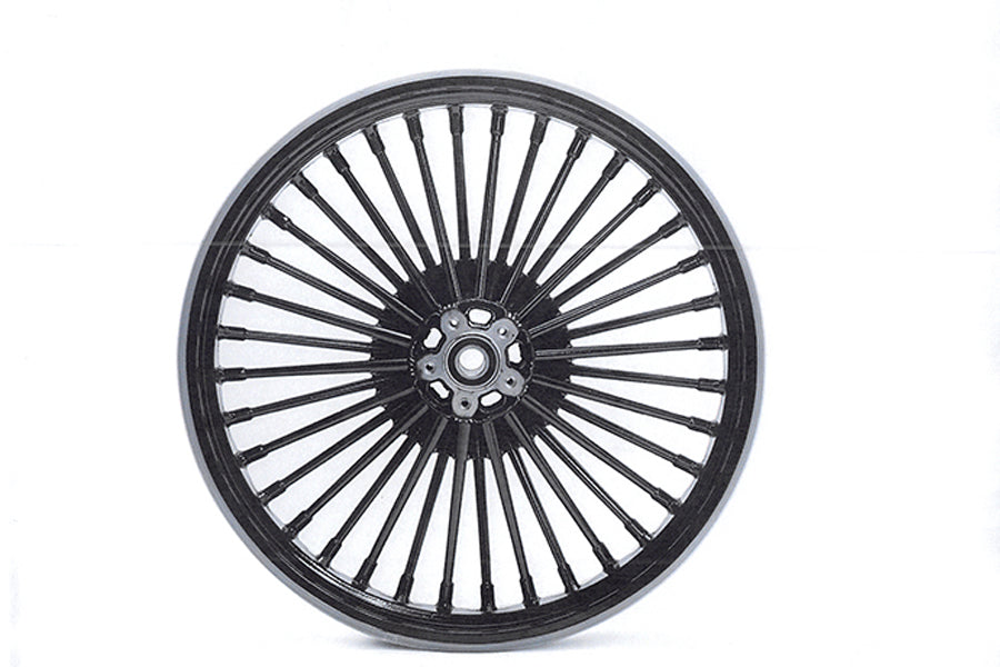 HARLEY Front 21 inch x 3.15 inch x 36 Duro Matte Black Wheel fits 1986-2008 FLT,  2000-2008 FLH,