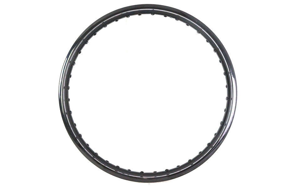 HARLEY 21 inch X 1.85 inch Rolled Edge Rim Black Fits 0-  Custom, application for front fitment
