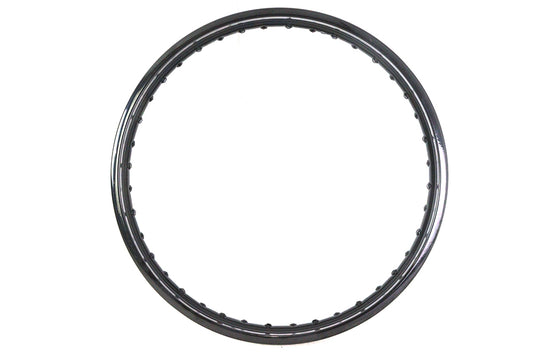 HARLEY 21 inch X 1.85 inch Rolled Edge Rim Black Fits 0-  Custom, application for front fitment