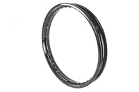 HARLEY 21 inch X 1.85 inch Rolled Edge Rim Black Fits 0-  Custom, application for front fitment