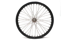 HARLEY 21 Zoll x 2,15 Zoll WR Vorderrad (Spool Wheel) Schwarz Passend für 1941-1952 W,